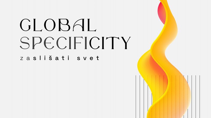 GlobalSpecificity / za.slišati svet (logo)