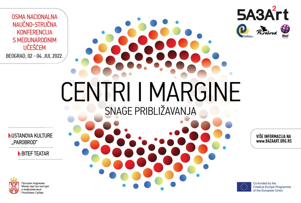 Poster Conference Centres and Margins BAZAART Belgrade 2022